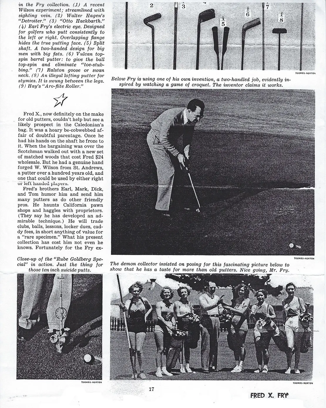 Fred Fry Putter bug page 2